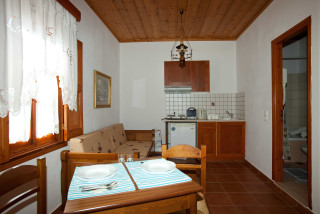 accommodation apolafsis studios kitchen